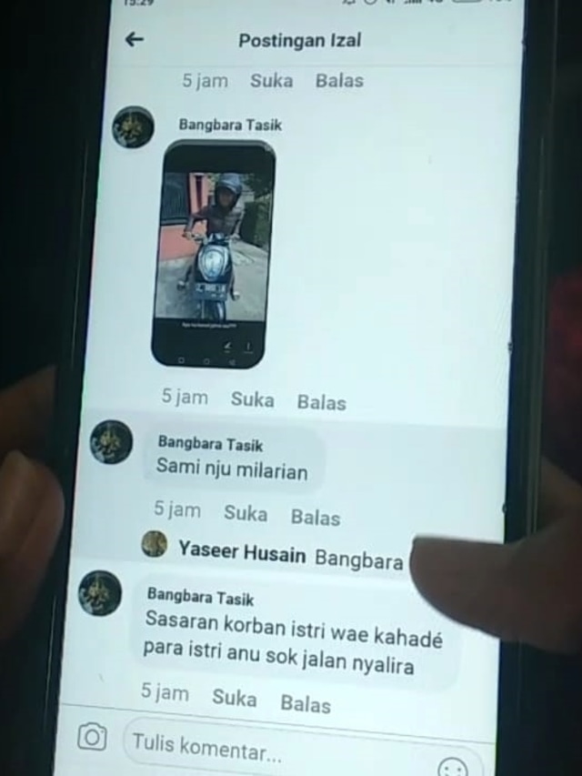 Pelaku pelemparan sperma di Tasikmalaya. Foto: Dok. Istimewa