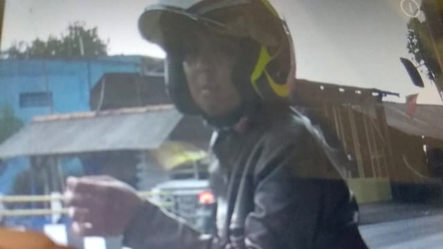 Wajah pelaku pelemparan sperma di Tasikmalaya. Foto: Dok. Istimewa