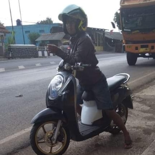 Wajah pelaku pelemparan sperma di Tasikmalaya. Foto: Dok. Istimewa