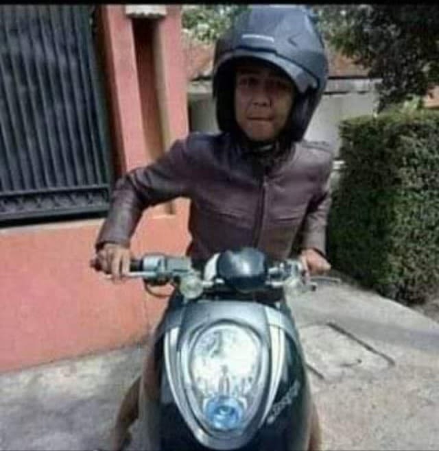 Wajah pelaku pelemparan sperma di Tasikmalaya. Foto: Dok. Istimewa
