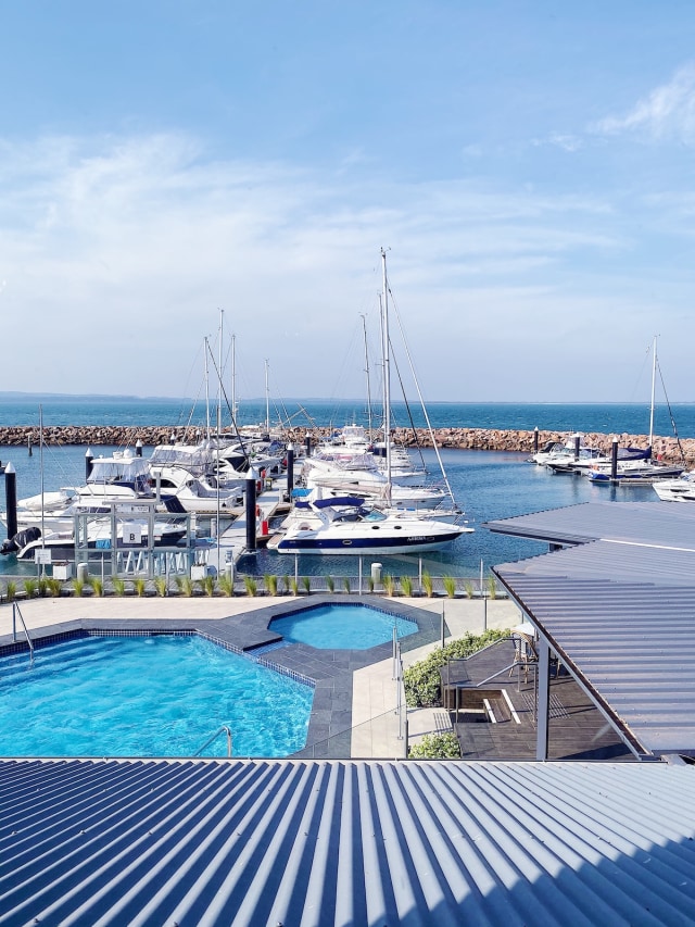 Pemandangan di The Anchorage, Port Stephens. Foto: Toshiko/kumparan