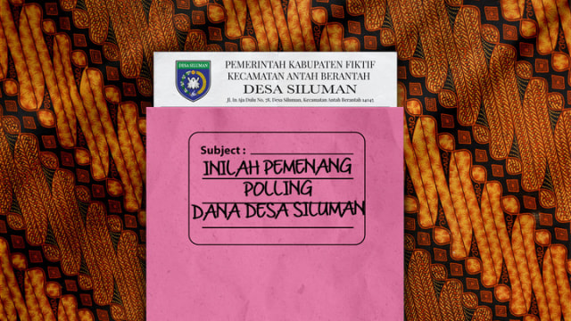 Pemenang polling dana desa siluman Foto: kumparan