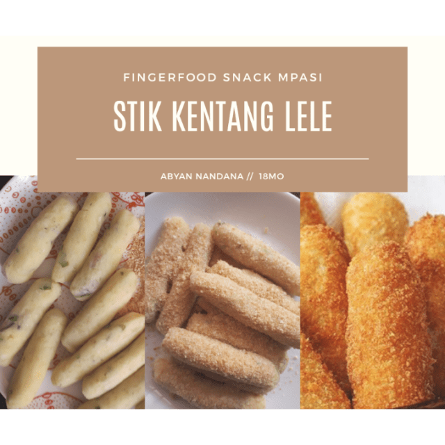 Snack MPASI (Finger Food): Stik Kentang Lele