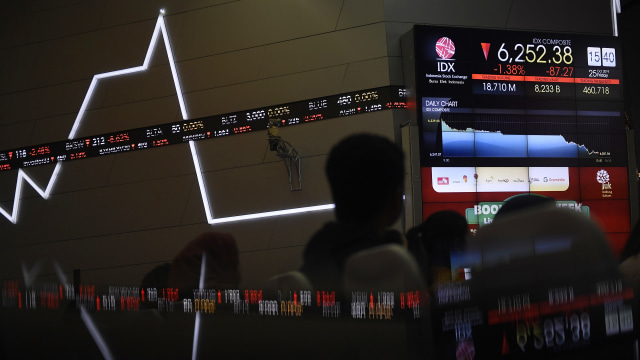 Ilustrasi pergerakan saham. Foto: Antarafoto