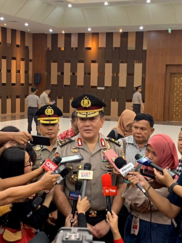 Kadiv Humas Polri Irjen Pol M Iqbal di Bareskrim. Foto: Mirsan Simamora/kumparan