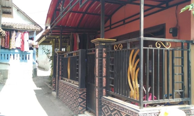 Rumah ADM yang diamankan Tim Densus 88