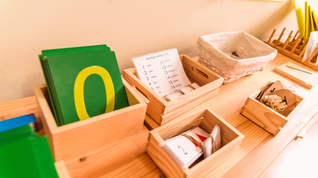Alat kegiatan montessori. Foto: Shutterstock