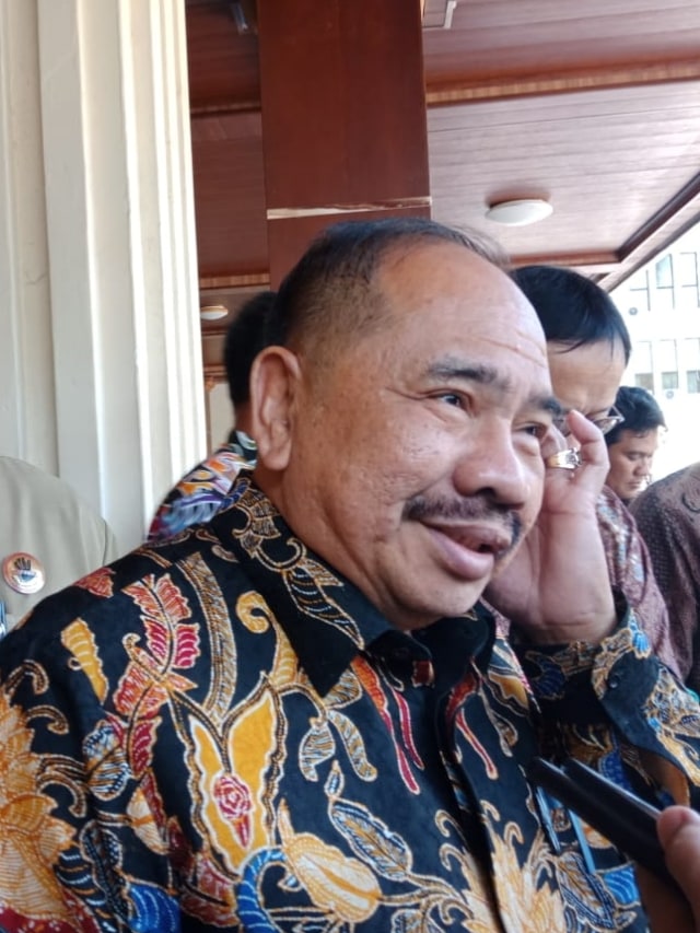 Kepala PPATK Kiagus Ahmad Badaruddin sambangi kantor Menkopolhukam. Foto: Aprilandika Pratama/kumparan 