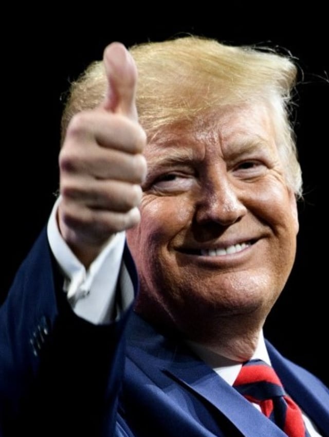 Presiden Amerika Serikat Donald Trump  Foto: AFP/Angela Weiss