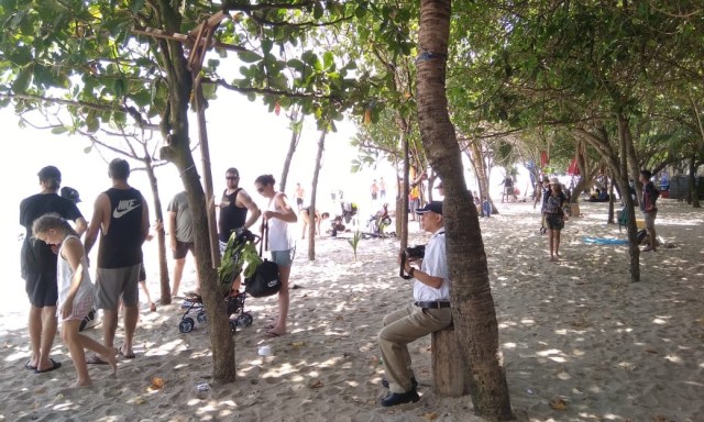 Suasana di Pantai Kuta, salah-satu pusat wisata di Bali (dok.kanalbali)