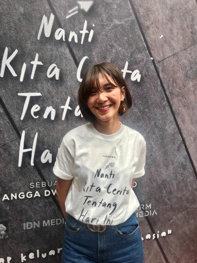 Sheila Dara Aisha di Visinema Pictures, Cilandak, Jakarta Selatan, Selasa (19/11). Foto: Regina Kunthi Rosary/kumparan