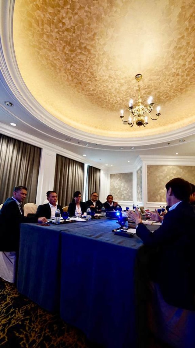 Presentasi Shin Tae-yong sebagai pelatih Timnas Indonesia. Foto: Dok. PSSI