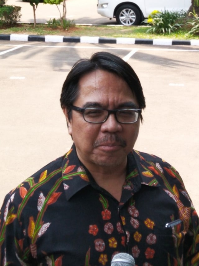 Ade Armando di Polda Metro Jaya, Jakarta Selatan, Rabu (20/11).  Foto: Fachrul Irwinsyah/kumparan