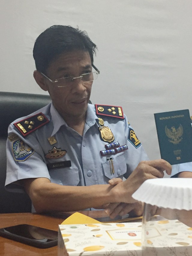 Kepala Kantor Imigrasi Kelas I  Tempat Pemeriksaan Imigrasi (TPI) Ngurah Rai Amran Aris. Foto:  Denita BR Matondang/kumparan 