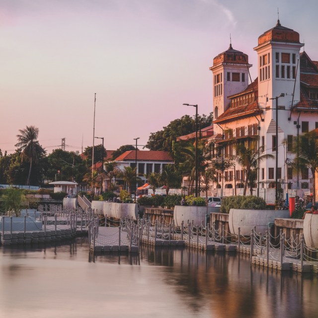 Ilustrasi senja di Kota Tua Jakarta Foto: Shutter Stock