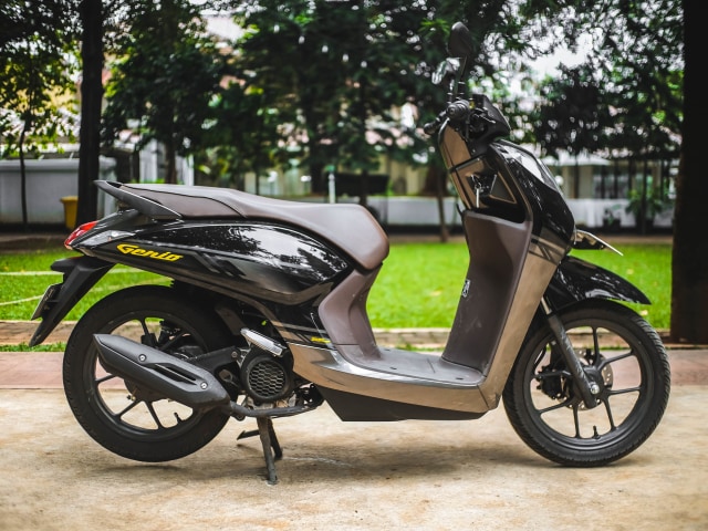 Honda Genio tampak samping Foto: Bangkit Jaya Putra/kumparan