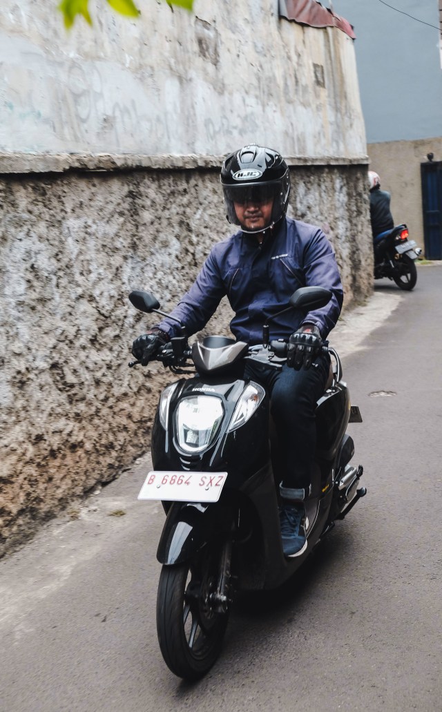 Test ride Honda Genio Foto: Bangkit Jaya Putra/kumparan