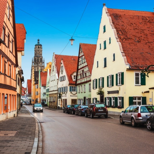 Suasana di kota berlian di Nordlingen Foto: Shutter Stock