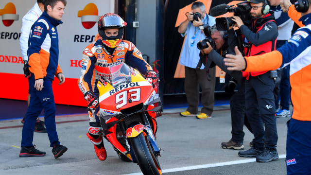 Pebalap Repsol Honda MotoGP, Marc Marquez. Foto: JOSE JORDAN / STR / AFP