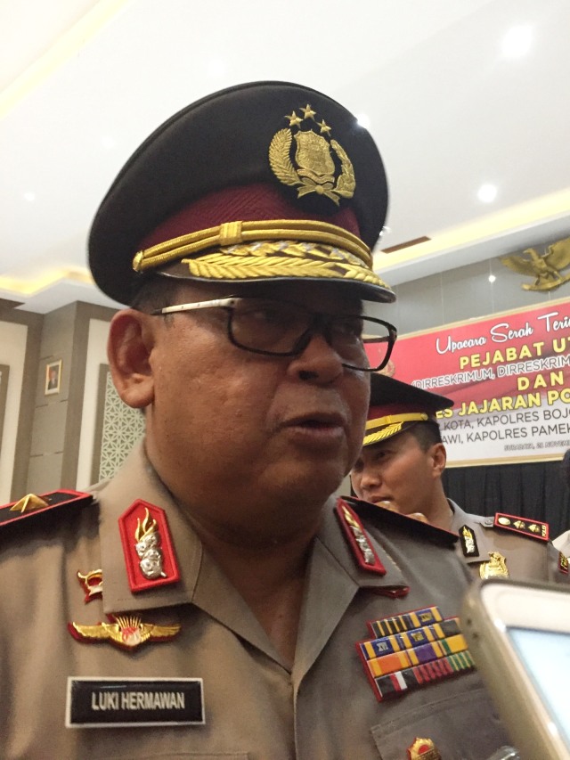 Kapolda Jatim Irjen pol Luki hermawan. Foto: Yuana Fatwalloh/kumparan