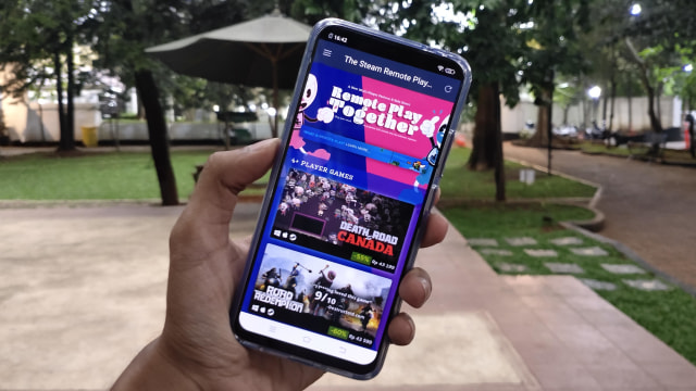 Aplikasi Steam di Android. Foto: Aulia Rahman Nugraha/kumparan