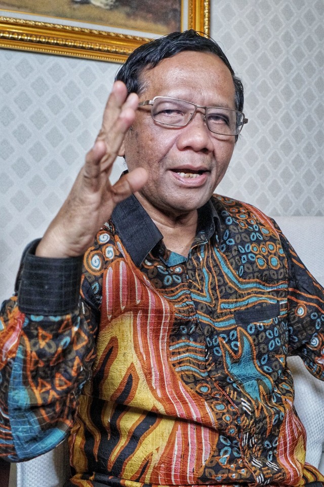 Menko Polhukam Mahfud MD. Foto: Helmi Afandi Abdullah/kumparan