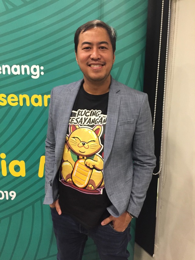 Pandji Pragiwaksono saat ditemui di kawasan Kebayoran Baru, Jakarta Selatan, Kamis (21/11). Foto: Alfadillah/kumparan