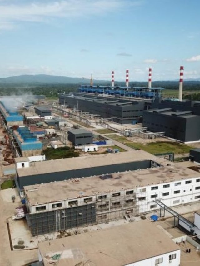 Kawasan pemurnian biji nikel milik PT Virtue Dragon Nickel Industry. Foto: Istimewa.