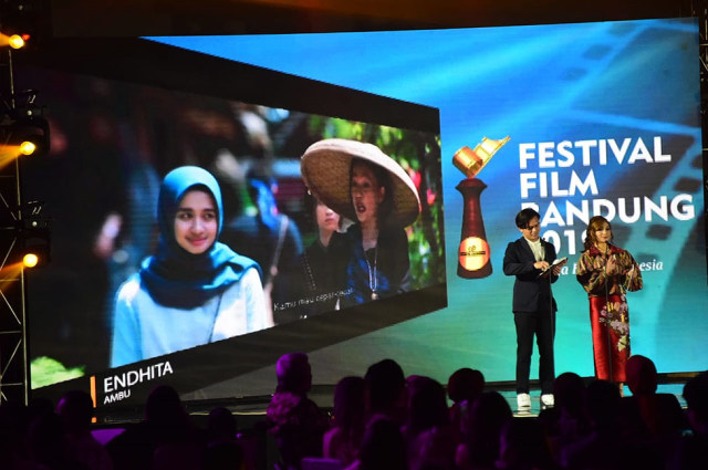 Malam puncak 32 Tahun Festival Film Bandung di Mason Pine Hotel, Kabupaten Bandung Barat, Jumat (22/11/2019). (Humas Pemprov Jabar)