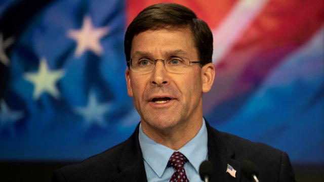 Menteri Pertahanan Amerika Serikat Mark Esper. Foto: Lisa Ferdinando/ via REUTERS