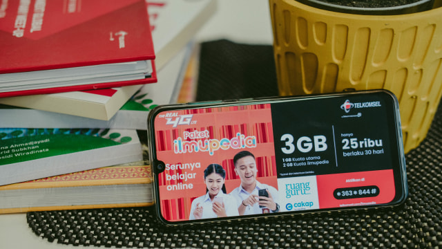 Paket Internet Ilmupedia Telkomsel Foto: Telkomsel