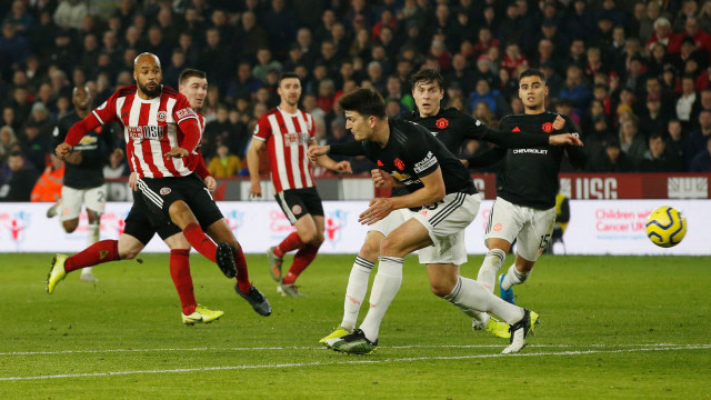 Pertandingan Premier League 2019/2020 antara Manchester United dan Sheffield United. Foto: REUTERS/Andrew Yates