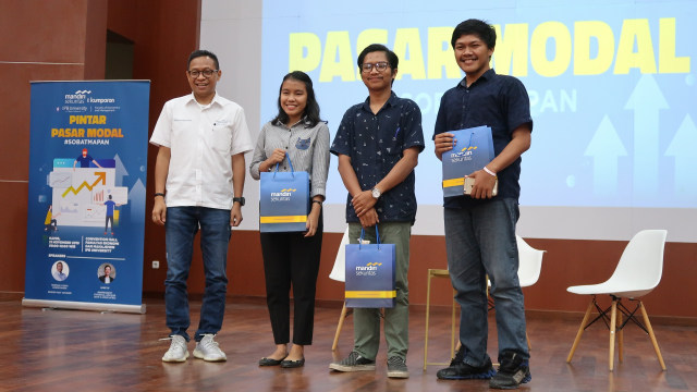 Mandiri Sekuritas di Kampus IPB University, Dramaga, Bogor. Dok: Okke Oscar/kumparan