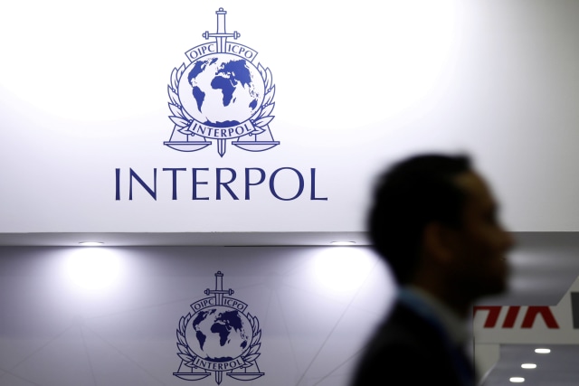 Ilustrasi Interpol. Foto: REUTERS/Edgar Su