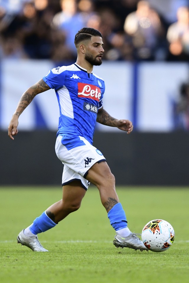 Lorenzo Insigne saat membela Napoli. Foto: Alberto PIZZOLI / AFP
