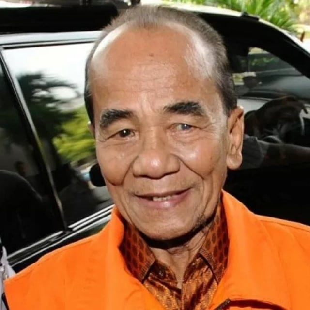 Mantan Gubernur Riau, Annas Maamun. Foto: (ANTARA FOTO/Wahyu Putro A