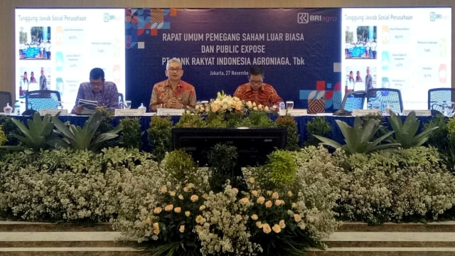 Paparan kinerja BRI Agro kuartal III 2019. Foto: Resya Firmansyah/kumparan