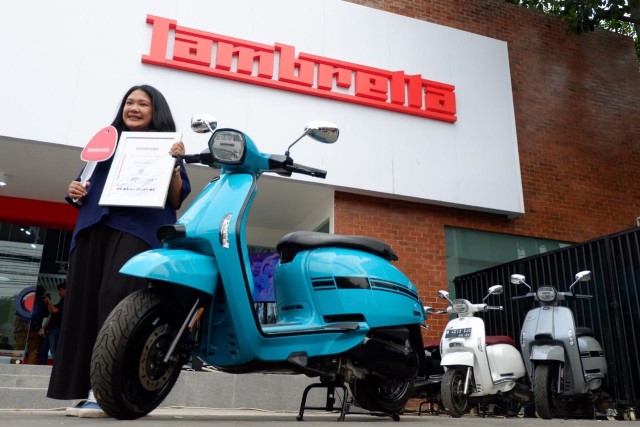 Pembukaan diler pertama Lambretta di Indonesia. Foto: Aditya Pratama Niagara