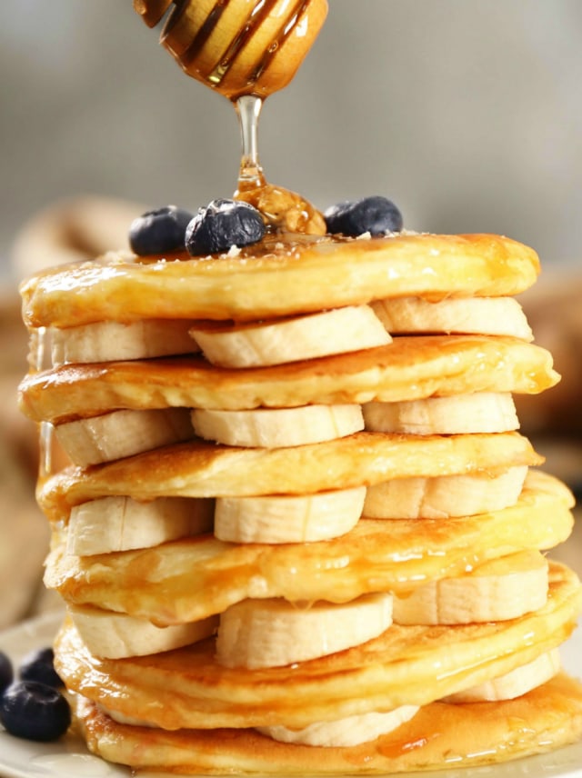 Ilustrasi pancake pisang. Foto: Shutterstock