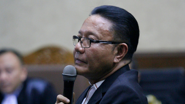 Terdakwa kasus suap, I Nyoman Dhamantra. Foto: Nugroho Sejati/kumparan