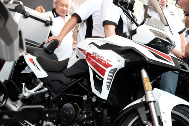 Benelli TRK 251 Foto: Bangkit Jaya Putra/kumparan