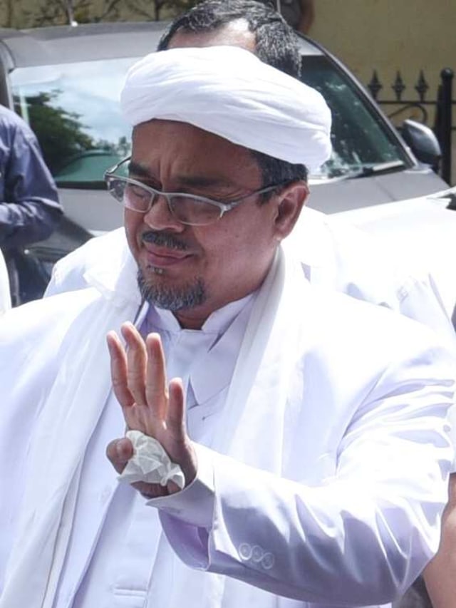Habib Rizieq Shihab Foto: ANTARA FOTO/Akbar Nugroho Gumay