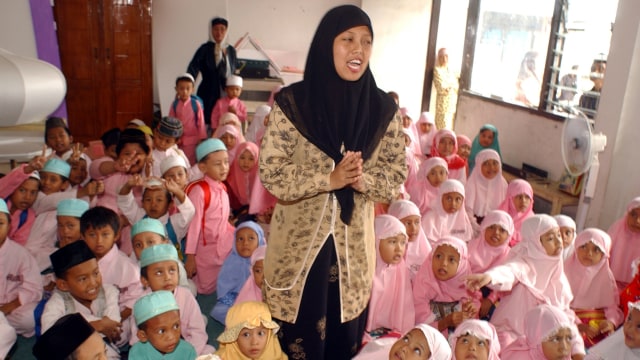 Ilustrasi murid di Sekolah Madrasah. Foto: Shutter Stock 
