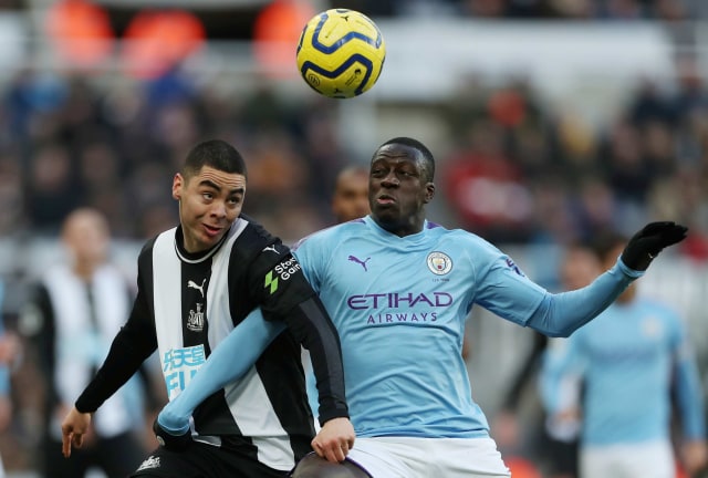 Pertandingan antara Newcastle United vs Manchester City. Foto: Reuters/Lee Smith