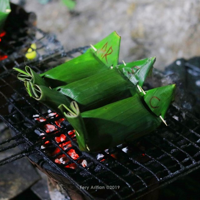 Nasi Bakar Mang Yoyok Suroyo. (Foto: Fery Arifian)