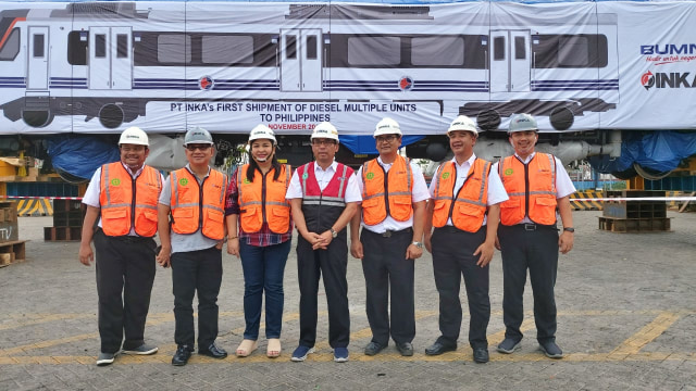 com-PT INKA (Persero) Ekspor 2 Rangkaian Kereta DMU ke Filipina Foto: dok. PT INKA (Persero)