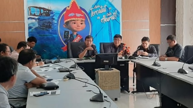 Kegiatan rilis data inflasi yang digelar Badan Pusat Statistik Provinsi Sulawesi Utara
