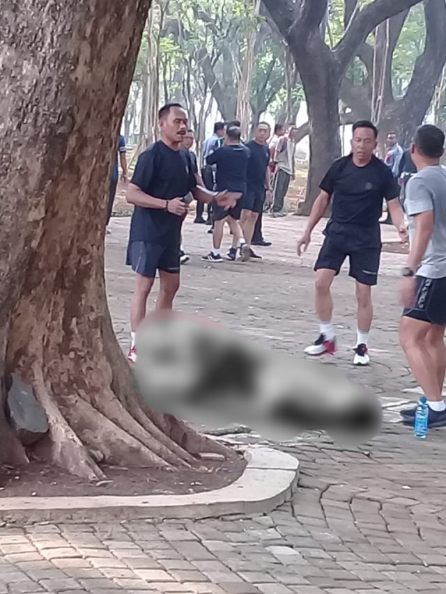 Korban ledakan di Monas, Jakarta Pusat, Selasa (3/12). Foto: Dok. Istimewa