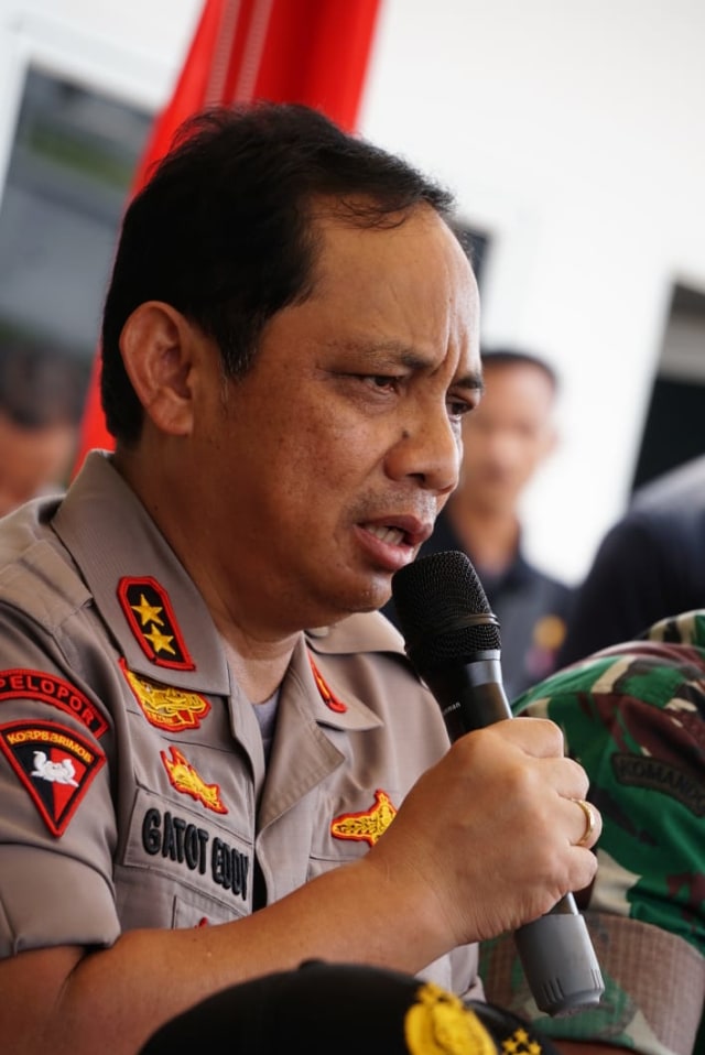 Kapolda Metro Jaya Irjen Pol Gatot Eddy Pramono saat konferensi pers terkait ledakan di Monas, Jakarta Pusat, Selasa (3/12). Foto: Jamal Ramadhan/kumparan