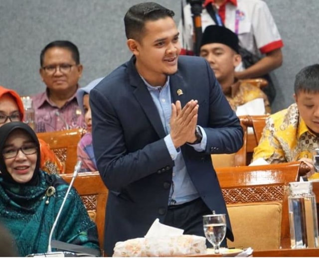 Abdul Hakim Bafagih saat berada di DPR RI.